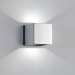 Dau Square Mini Up / Down Wall Light - Chrome