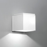Dau Square LED Mini Downlight Wall Light - Matte White