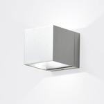 Dau Square LED Up / Down Wall Light - Brushed Aluminum