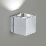 Dau Square LED Up or Down Wall Light - Brushed Aluminum