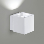 Dau Square LED Up or Down Wall Light - Matte White