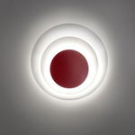 Elisa Wall Sconce - Burgundy / Satin Opal