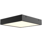 Sydney Wall / Ceiling Light - Matte Black / Frosted