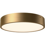 Adelaide Color-Select Ceiling Flush Light - Aged Gold / Frosted