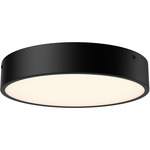 Adelaide Color-Select Ceiling Flush Light - Matte Black / Frosted