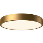 Adelaide Color-Select Ceiling Flush Light - Aged Gold / Frosted