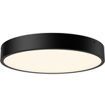 Adelaide Color-Select Ceiling Flush Light - Matte Black / Frosted