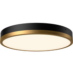 Adelaide Wall / Ceiling Light - Aged Gold / Matte Black / Frosted