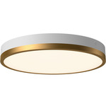 Adelaide Wall / Ceiling Light - Aged Gold / White / Frosted