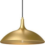 Abel Pendant - Brushed Gold / Brushed Gold