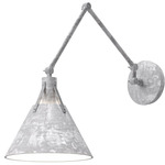 Archer Swing Arm Wall Sconce - Steel / Steel