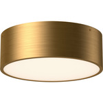 Brisbane Ceiling Light Fixture - Aged Gold / Frosted