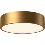 Brisbane Ceiling Light Fixture - Aged Gold / Frosted