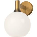 Castilla Wall Sconce - Aged Gold / Opal Matte