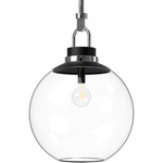 Copperfield Pendant - Chrome / Clear