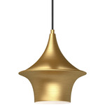 Emiko Pendant - Brushed Gold / Brushed Gold