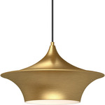 Emiko Pendant - Brushed Gold / Brushed Gold