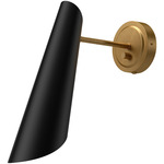 Gabriel Wall Sconce - Aged Gold / Matte Black