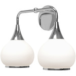 Hazel Bathroom Vanity Light - Chrome / Opal Matte