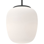 Holden Pendant - Matte Black / Opal Matte