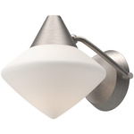 Nora Wall Sconce - Brushed Nickel / Opal Matte
