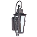 French Quarter Wall Sconce - Aged Pewter / Clear