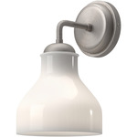 Westlake Wall Sconce - Brushed Nickel / Glossy Opal