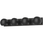 Willow Bathroom Vanity Light - Matte Black / Matte Black