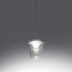 Tolomeo Outdoor Lantern Suspension - Aluminum / Clear