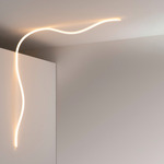 La Linea Wall/Ceiling Light - Brushed Aluminum / White