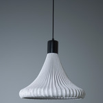 Inn Pendant - Matte Black / White