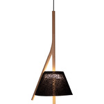 Cambo Pendant - Light Wood / Black