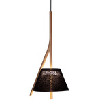 Cambo Pendant - Light Wood / Black