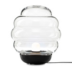 Blimp Floor Lamp - Black / Clear