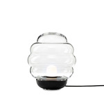 Blimp Floor Lamp - Black / Clear