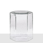Hex Glass Table - Clear