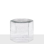 Hex Glass Table - Clear