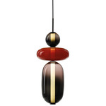 Pebbles Small Pendant - Black / Multicolor