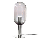 Phenomena Capsule Floor Lamp - Silver / Smoke Grey