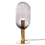 Phenomena Capsule Floor Lamp - Gold / Smoke Grey