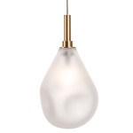Soap Mini Pendant - Brushed Gold / Frosted