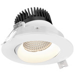Revolve 3.5IN Round Regressed Gimbal Downlight - White