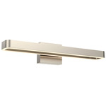 Aria Color Select Bathroom Vanity Light - Satin Nickel