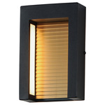 Alcove Outdoor Wall Sconce - Black / Gold