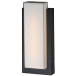 Tower Outdoor Wall Sconce - Black / White