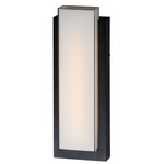 Tower Outdoor Wall Sconce - Black / White