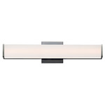 Baritone Bathroom Vanity Light - Satin Nickel / Satin White