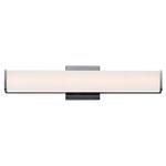 Baritone Bathroom Vanity Light - Satin Nickel / Satin White