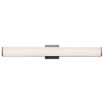 Baritone Bathroom Vanity Light - Satin Nickel / Satin White