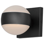 Modular Globe Outdoor Wall Sconce - Black